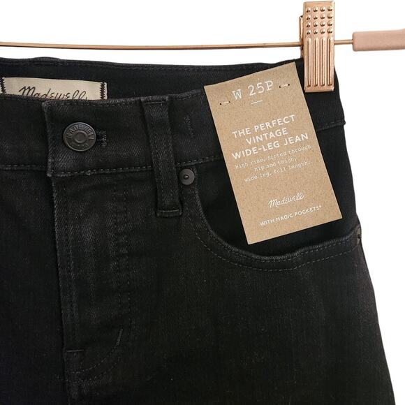 NWT J. Crew The Perfect Vintage Wide-Leg Jean 25 P - Picture 7 of 12